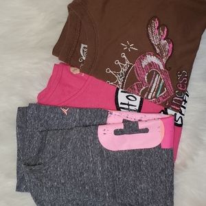 Girls tee shirt  size medium 7 / 8  bundle